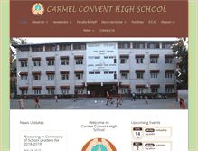 Tablet Screenshot of carmelconventhighschool.org